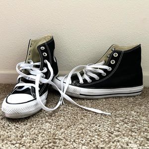 Converse Black All Star High Top Women’s 6.5